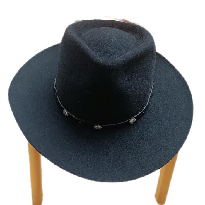 Akubra Hat  Size 56 Warna Hitam Good Condition Original Made In Australia