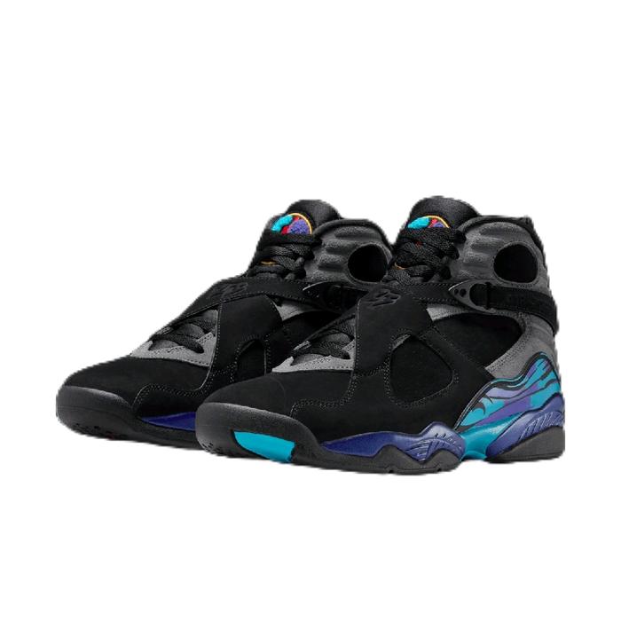 Nike Air Jordan 8 Retro / BLACK/MULTI-COLOR