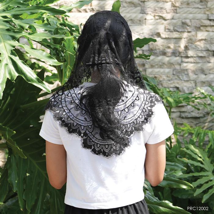 Mantilla Ave Maria - Hitam Rohani Katolik