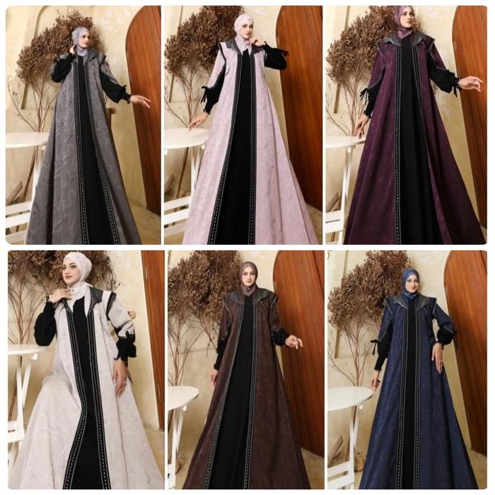 Alesha Ameera Set Gamis scraff 3in1  Original  By TREVANA