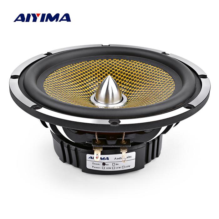 AIYIMA 6.5 Inch Car Audio Midrange Bass Speaker High Power 4 8 Ohm 60