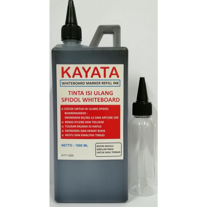 Tinta spidol whiteboard refill Kayata murah dan berkualitas 1000 ML Tinta isi ulang spidol