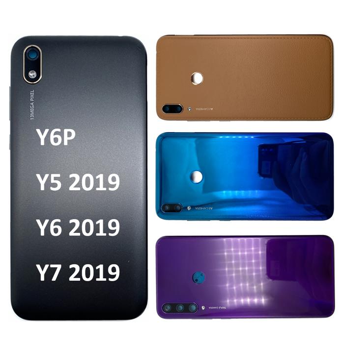 NEW Back Battery Cover For Huawei Y6 Y5 Y7 2019 Y6P Housing Case