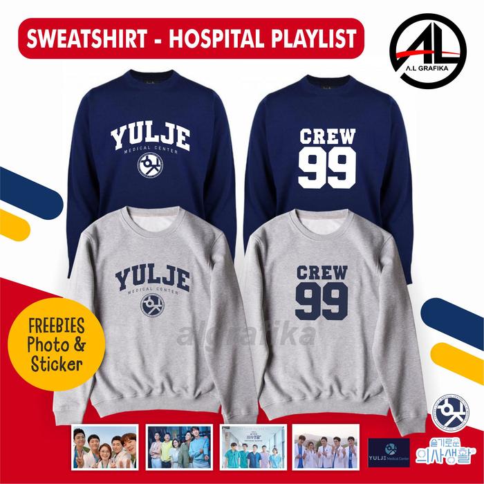 sweater hospital playlist yulje medical center crew 99 sweatshirt hospital playlist kit