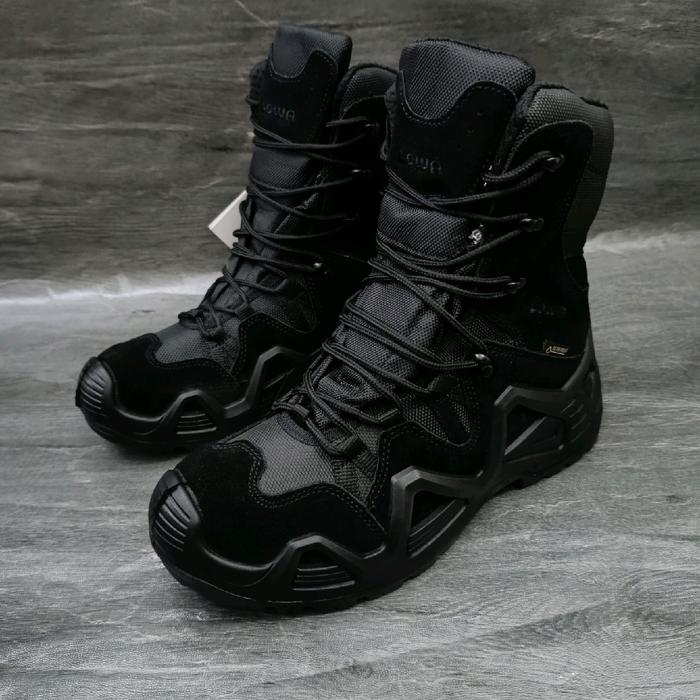 Sepatu BOOTS LOWA ZHEPYR GTX Black Import China