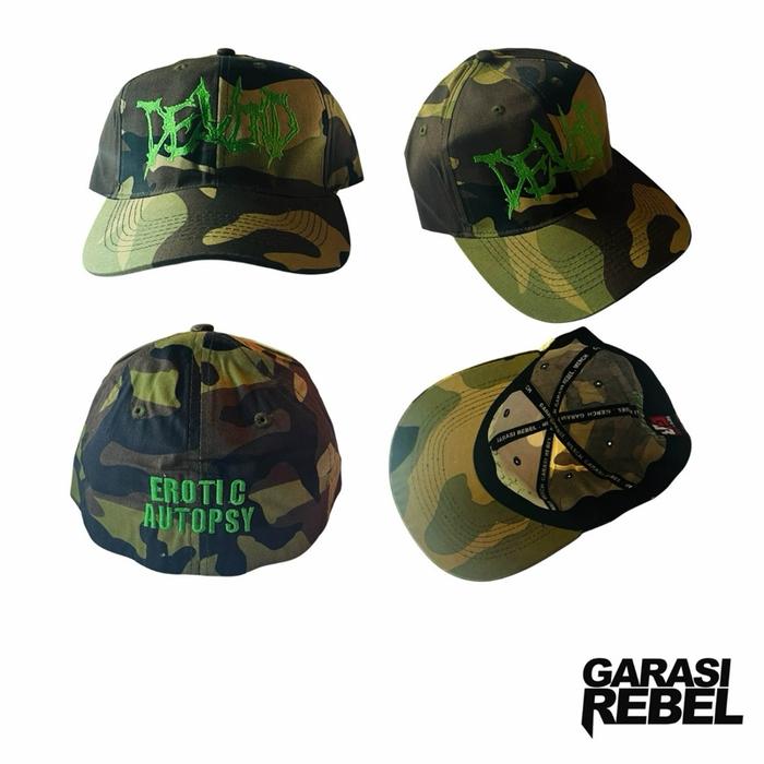 TOPI POLO CAP BILL UP DEVOID CAMO FULL BORDIR