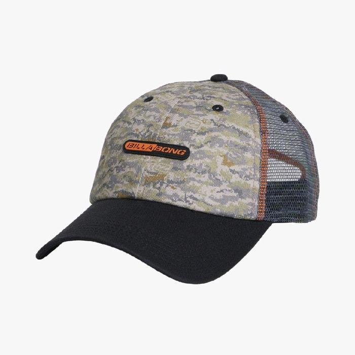 Billa Bong Topi Camo dengan Desain Mesh dan Logo Billa Bong