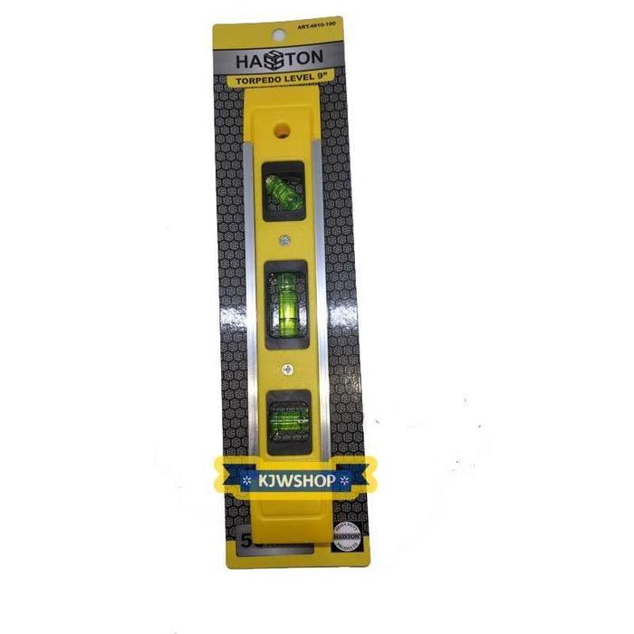 Waterpass Torpedo Magnet 9 inch Waterpas Magnet Kemiringan Hasston