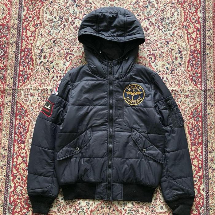 Jaket Hysteric glamour warm padded jacket Hysteric glamour japan apparel winter jacket i508