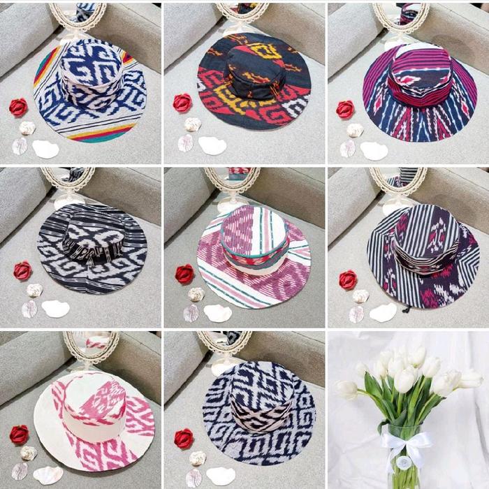 Topi Tenun Lombok Topi Pantai Terlaris
