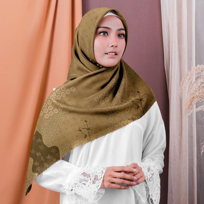 HIJAB MOTIF RAUDHAH SERIES DESIGN C.115.026.A | CALDERA SIGNATURE HIJAB PRINTING
