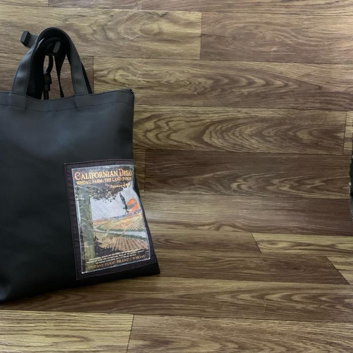 Tas WHO AU Branded Casual Vintage Tote Bag