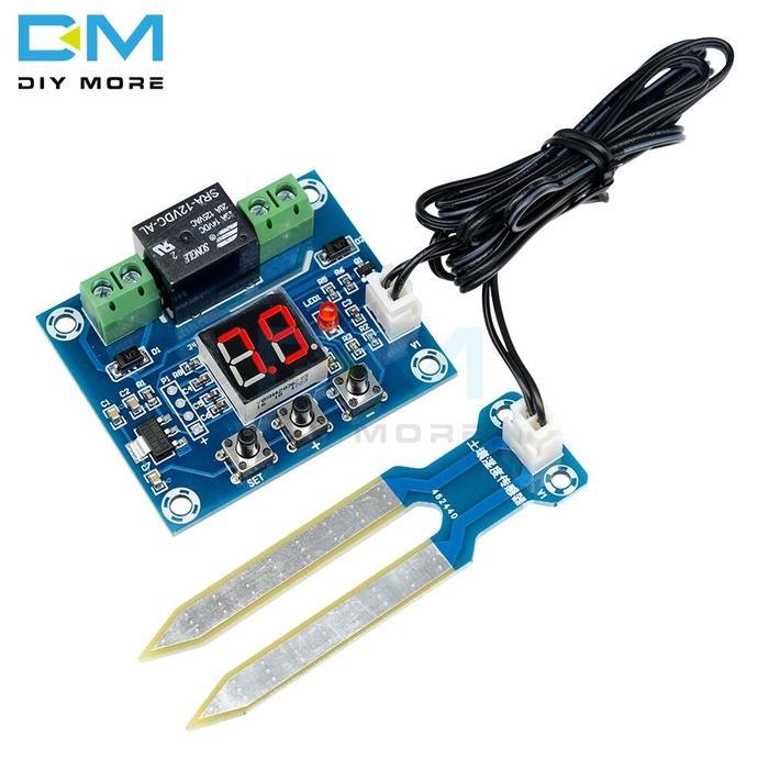 Diymore Kontroler Sensor Tanah, Papan Modul Sensor Tanah Kelembapan