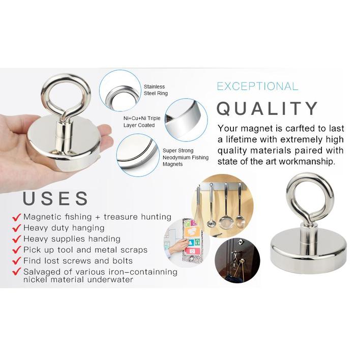 Powerful Magnet Hook Super Powerful Neodymium Magnet Strong Magnetic