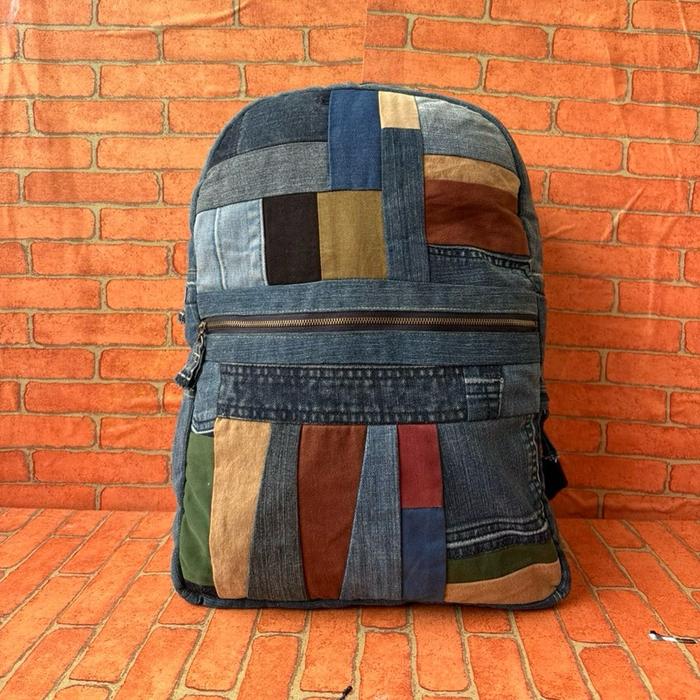 TAS RANSEL PRIA WANITA SECOND BRANDED KAIN JEANS / TAS RANSEL FASHION PRIA WANITA SECOND