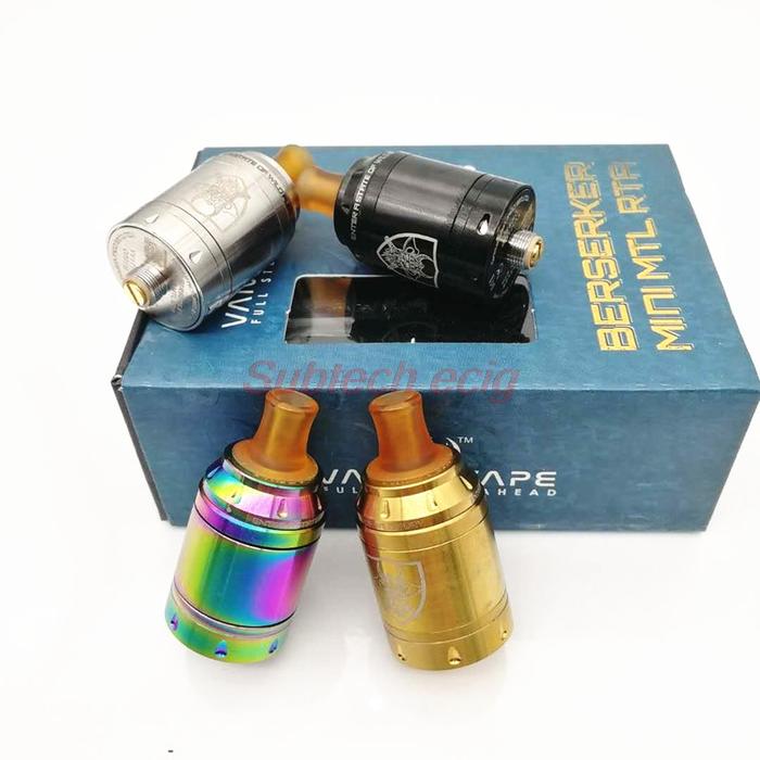 Berserker Mini MTL RTA 22Mm 2Ml Tangki Tunggal Kumparan Dapat