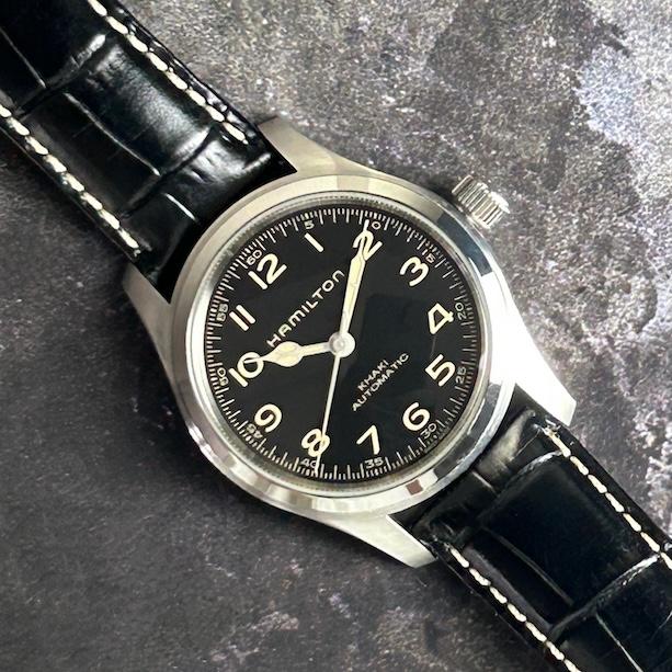 HAMILTON Khaki Field Murph Auto 42 38 mm Interstellar Swiss Watch H70605731 H70405730 Black White Di