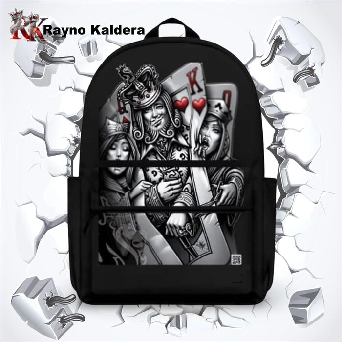 Rayno kaldera-Tas Ransel Distro Original Casual pria Wanita / Tas Ransel Laptop motif terbaru Tas Go
