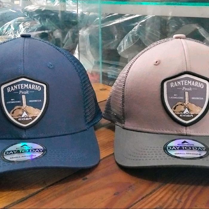 Topi Trucker Eiger Rantemario - Topi Eiger - Topi Gunung - Topi