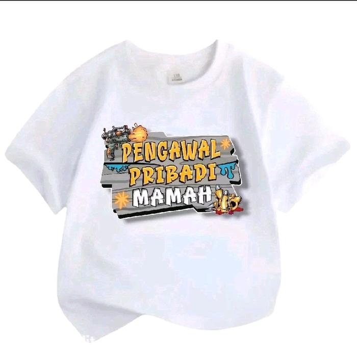 baju kaos anak unisex(cowok/cewek) motif PPM (Pengawal Pribadi Mamah)