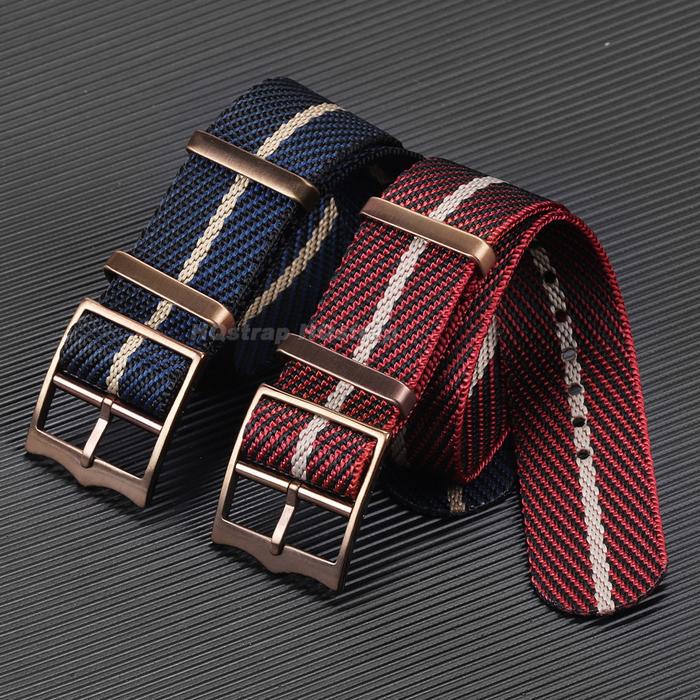 Nylon Canvas Watch Band for Tudor Military Premium Wristband Bronze Buckle Fabric Strap 20mm 22mm Sp