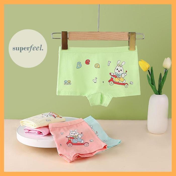 PREMIUM SFL KOLOR CELANA DALAM CD ANAK KECIL PEREMPUAN BENTUK BOXER HARIAN TIDUR NYAMAN PREMIUM KATO