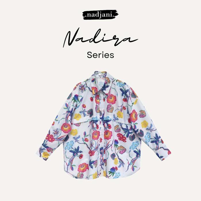 Nadjani Nadira Kemeja kancing wanita oversize busui friendly best seller JFW Series