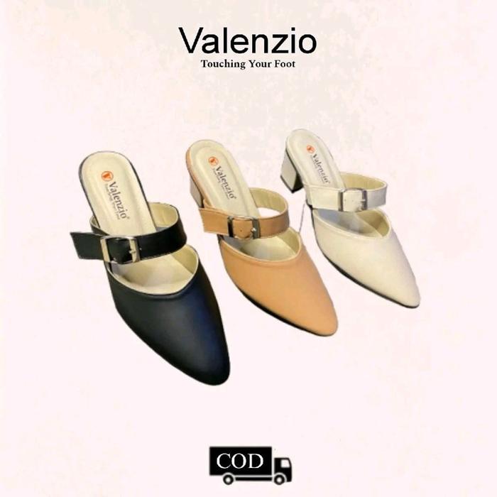 Valenzio - Vicari Sepatu Sendal Wanita Hak 3cm & 5cm Sintetis Premium Shoes Sandal
