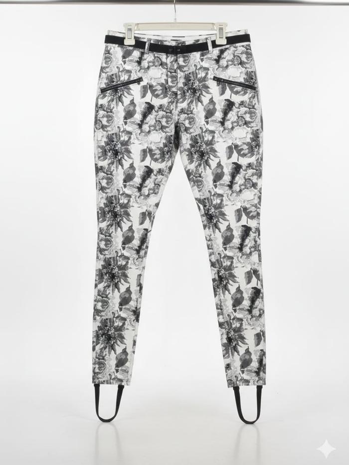 fred*y wr up celana ski stirup floral branded wanita