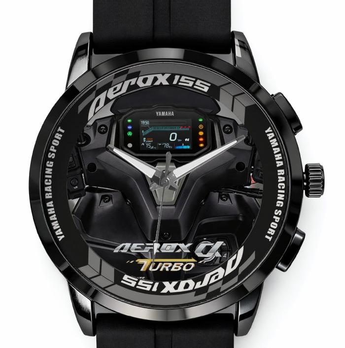 jam tangan AEROX TURBO Speedometer Yamaha Custom 2026 Art 4