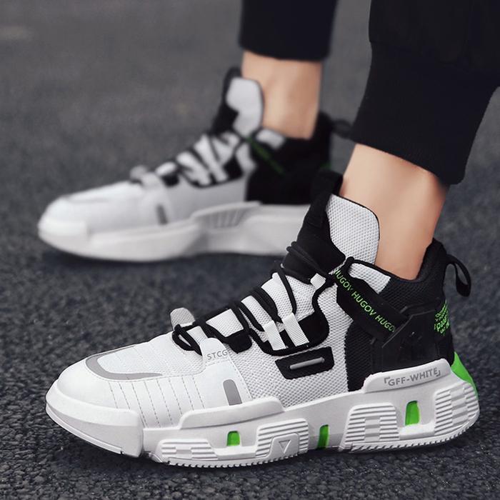 Sepatu Sneakers Hugov Edition Pria - 212 - White