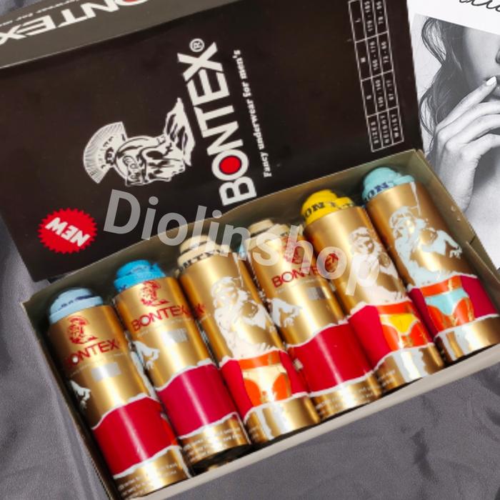 Celana Dalam Pria Bontex Isi 6-12 Pcs | CD Bontex Pria | Sempak Pria Bontex