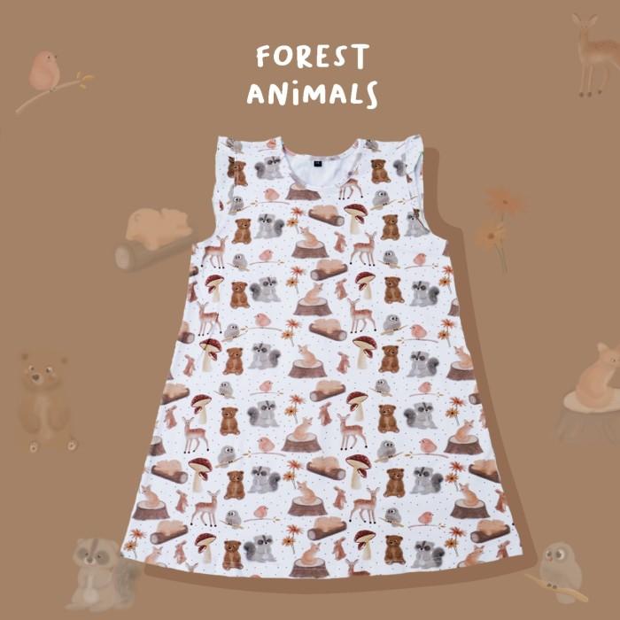 IGLUUKIDS Dress Anak Woodland - Forest Animals