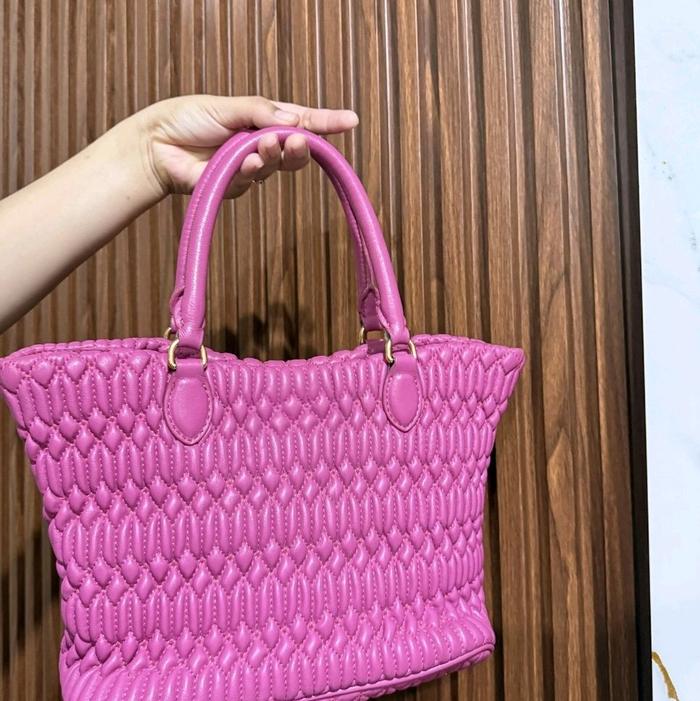 thrifting thailand tas Selempang Wanita Totebag Kulit Kanvas