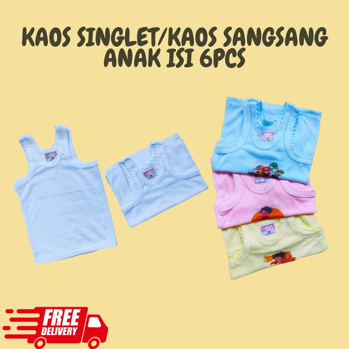 Kaos Singlet Anak|Kaos Sangsang Anak