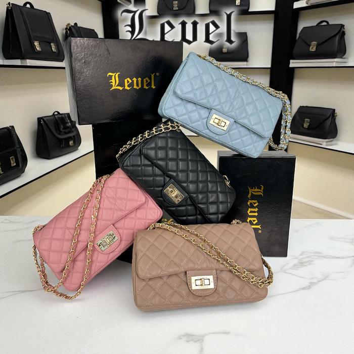 (Beli Lokal) Level.bag - CMK.BOX Free Box Tas Pesta harian Gratis Dompet + Dustbag ( Sarung tas ) + 