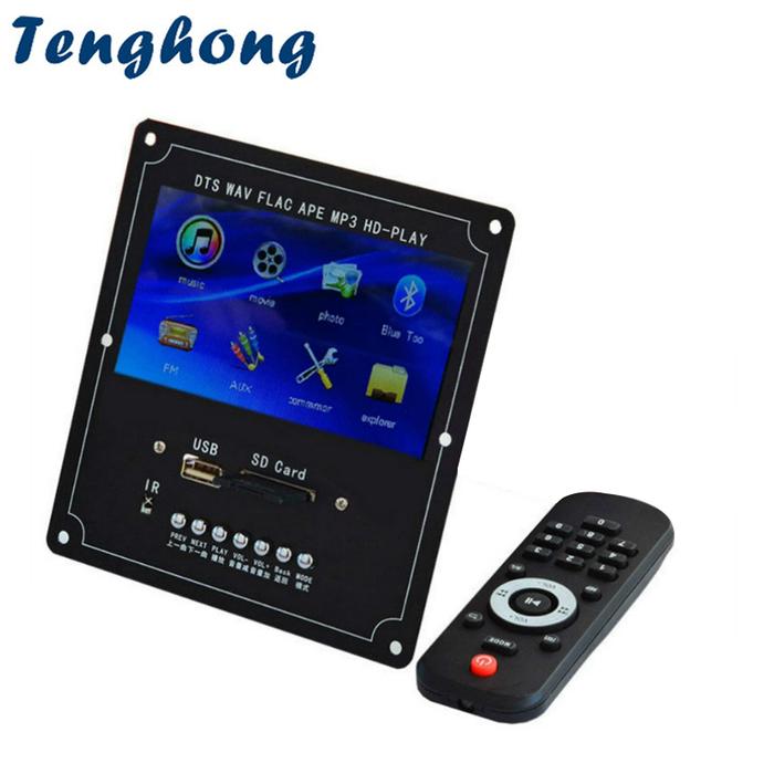 Tenghong Video Decoder Board DTS Lossless MP4 MP5 FM USB SD Bluetooth