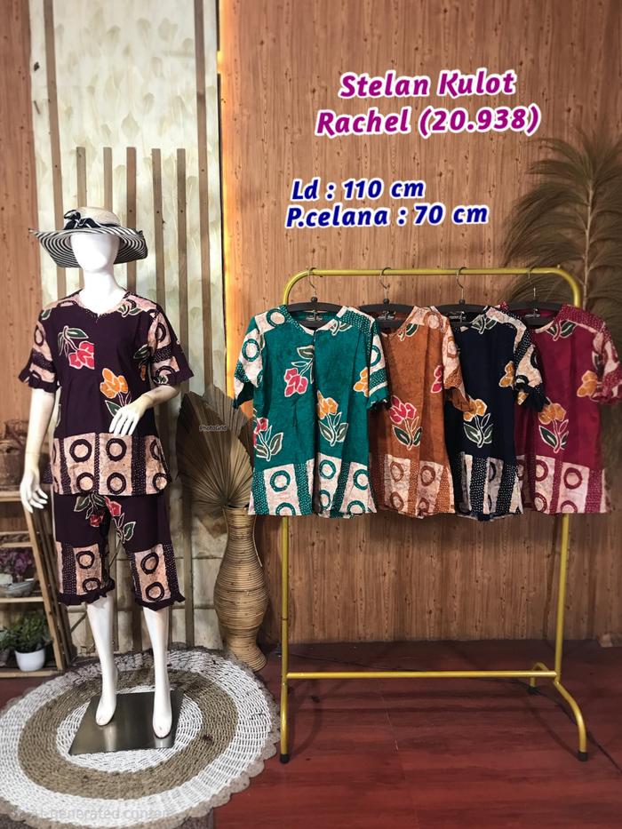 Setelan Kulot Batik Lawang Sewu Rachel Rayon Super Premium