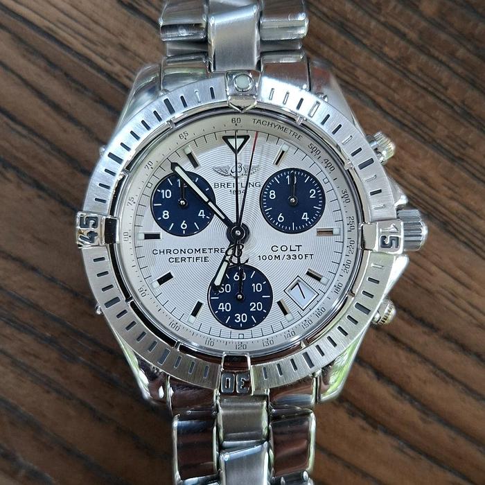 breitling Colt Chronograph panda Quartz