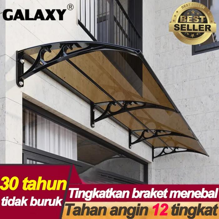 GALAXY Canopy Kanopi atap Atap Transparan 60*100 100x150 Cm
