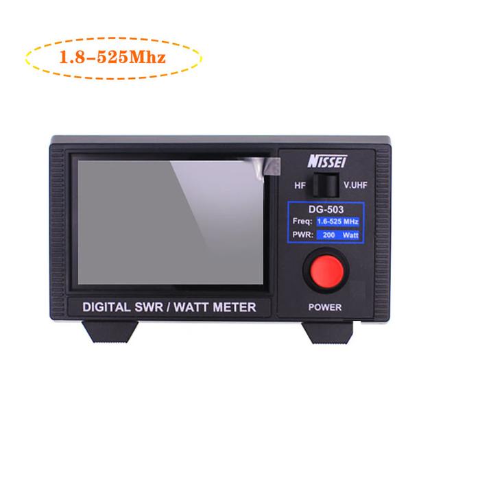 DG-503 Nissei Digital SWR/WATT Meter 1.6-60MHz/125-525MHz for Two-way