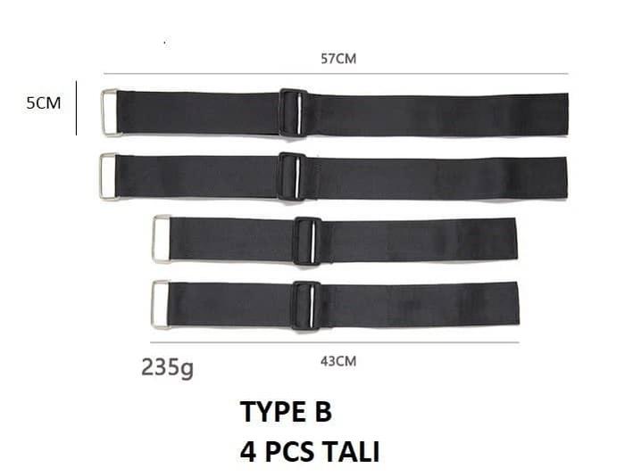 PRIVASI AMAN D160 Sabuk ikat pinggang tangan dan kaki tali bdsm bondage strap alat bantu sleeve leat