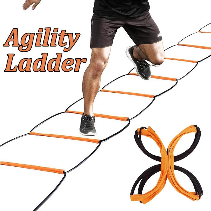 Agility Training Equipment Foldable Instant Set-up Tangle-Free Design Workout Ladder for Kid Adult F
