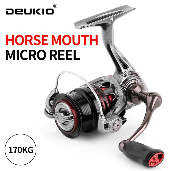 DEUKIO Fishing Reels 500 800 1000 Ultra Light Carp Fishing Spinning