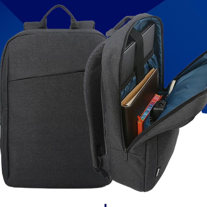 Tas Laptop Lenovo B210 Backpack Ransel Kerja Anti Air Waterproof - ORI