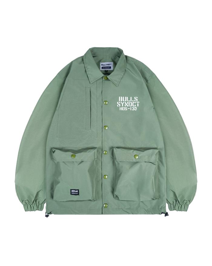 BULLS SYNDICATE WindBreaker Jacket | Spielberg Green Army