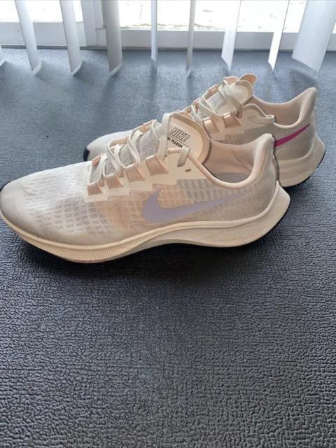 Sepatu Nike zoom pegasus 37 Pale Ivory Cream - Orιgιnal - Wanita - Olahraga Bisa Cod