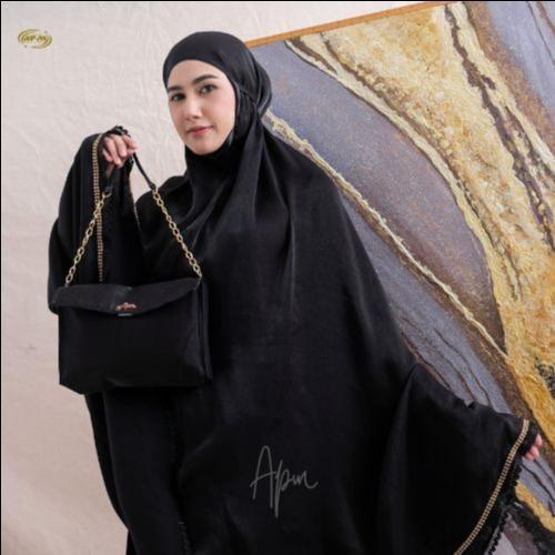 Apm Mukena - Mukena Dewasa Silk Shimmer Lasercut Afifah Series Apm