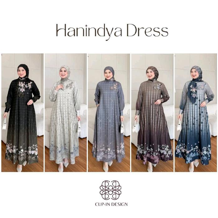 Gamis Premium Hanindya Dress ORI by Cup-in Design