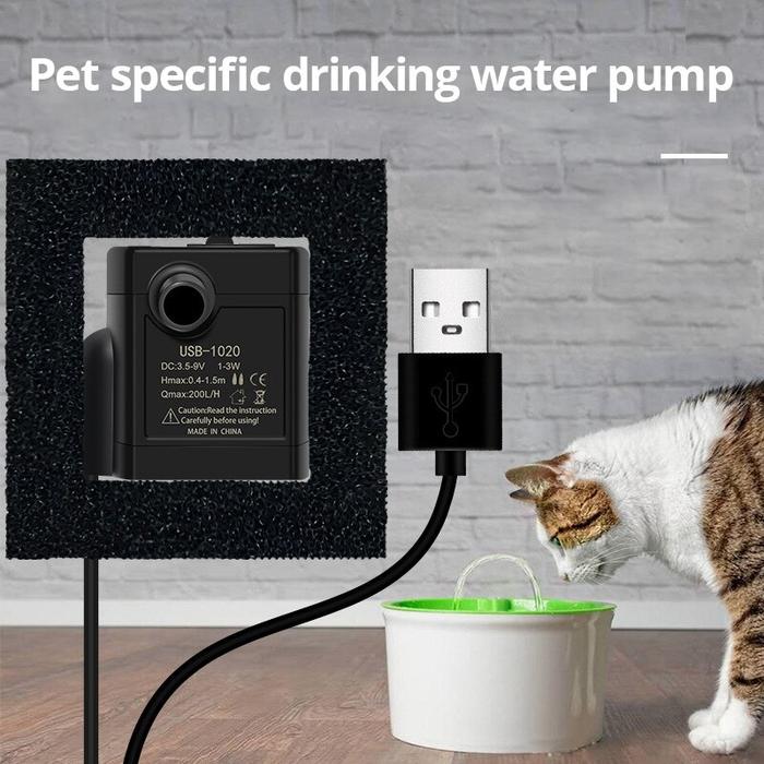 Terlaris, USB Water Pumps Mini DIY Aquarium Filter Low Noise